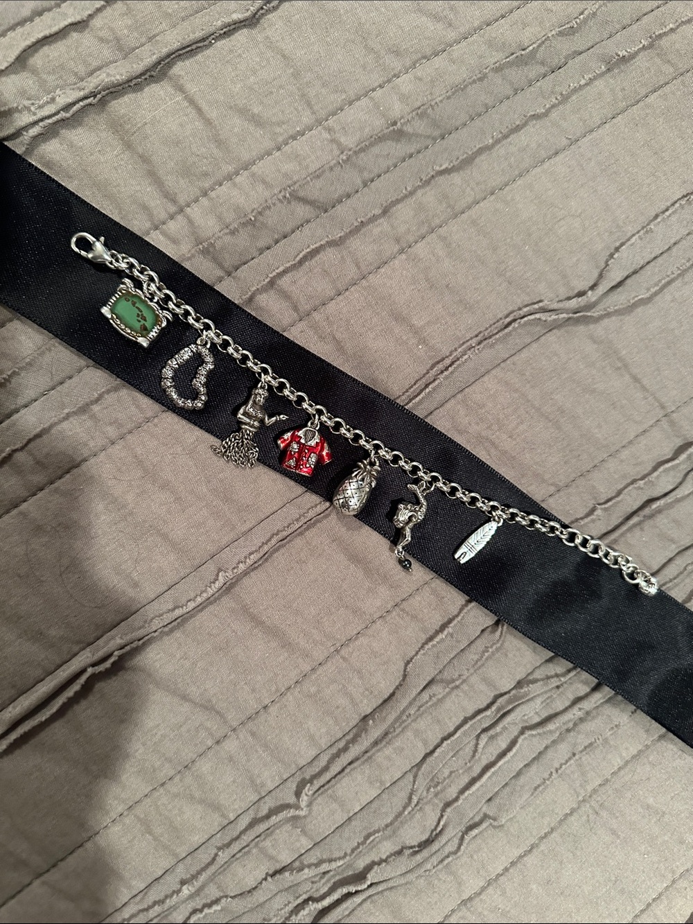 Brighton Hawaii Charm Bracelet with Multicolor Accents